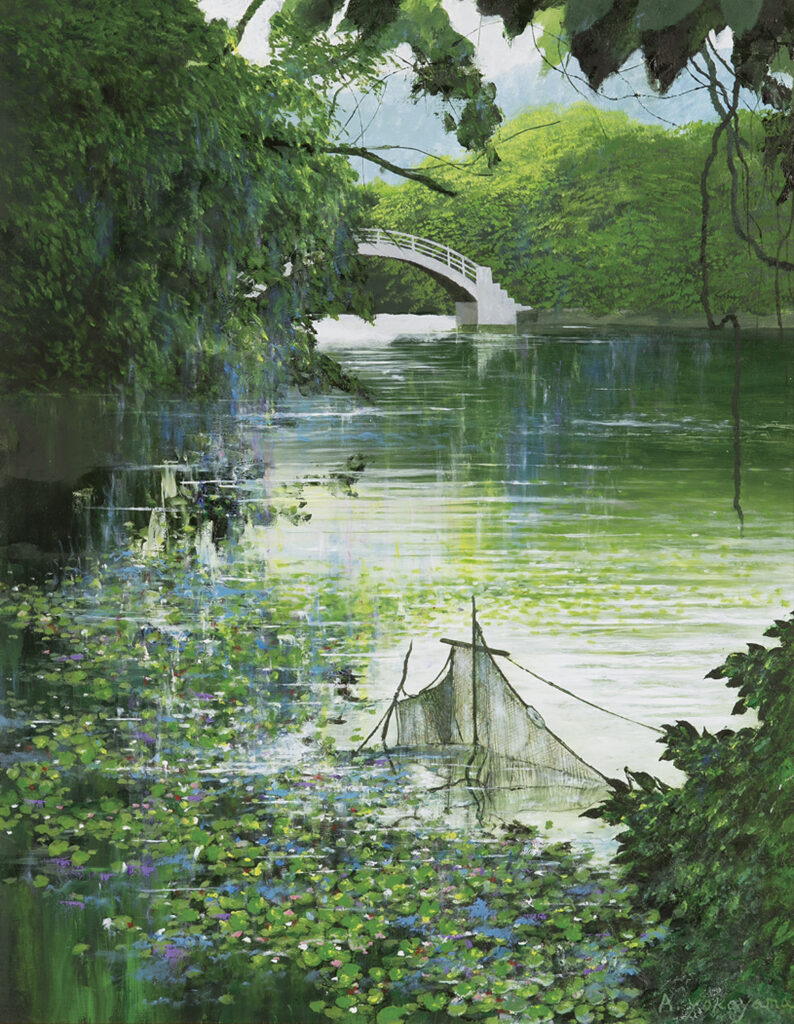 夏の湖